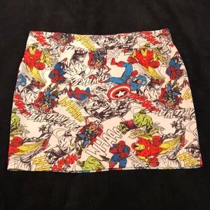 Hot Topic Marvel skirt